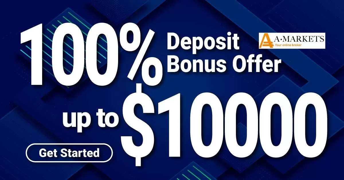 Claim 100% Forex Deposit Bonus on AMarke